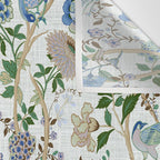 Chinoiserie birds peacock flowers leaves, romantic, vintage, retro, cozy heirloom Wall Tapestry Gallery Image 3