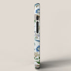 Chinoiserie birds peacock flowers leaves, romantic, vintage, retro, cozy heirloom iPhone Case Gallery Image 2