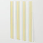 Elegant Cabana Stripe Yellow And Blue Retro Boho Coastal Beach Vibe Wallpaper Gallery Image 2