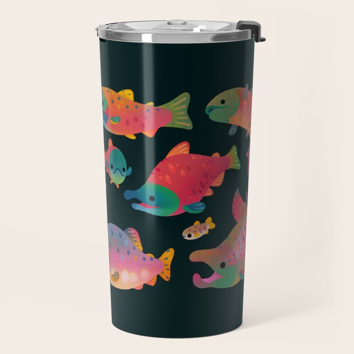 Salmon day Travel Mug Gallery Image 2