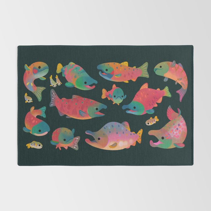 Salmon day Rug Gallery Image 2