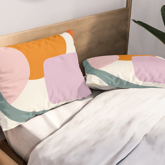 Rainbow Collage  Pillow Sham Gallery Image 2