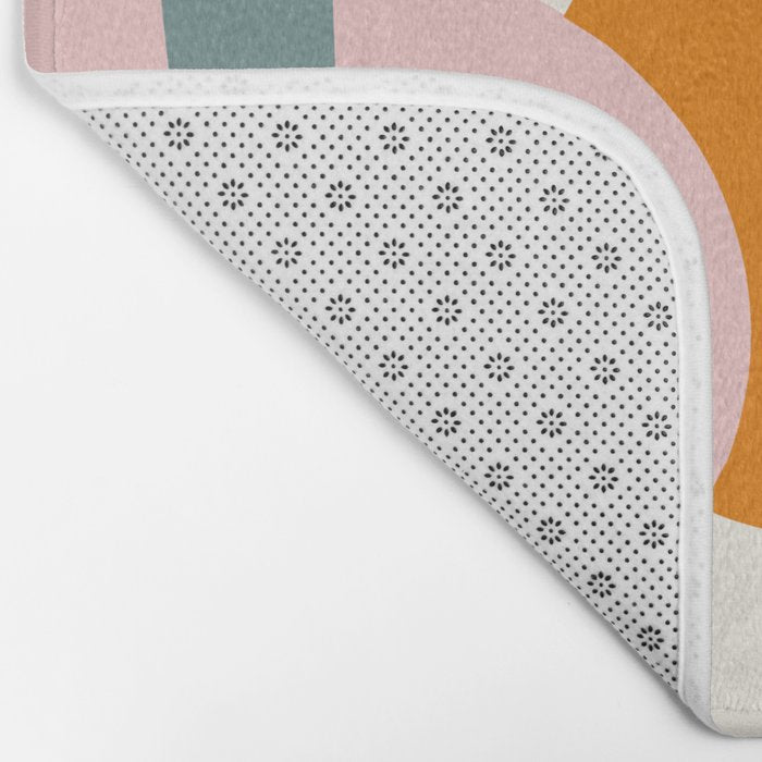 Rainbow Collage  Bath Mat Gallery Image 2