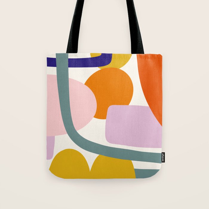 Rainbow Collage  Tote Bag Gallery Image 1