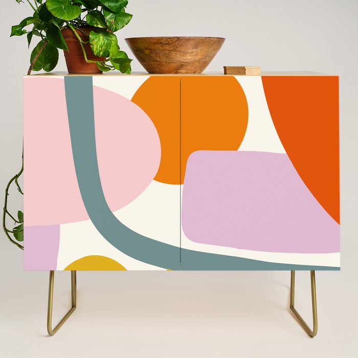 Rainbow Collage  Credenza Gallery Image 1