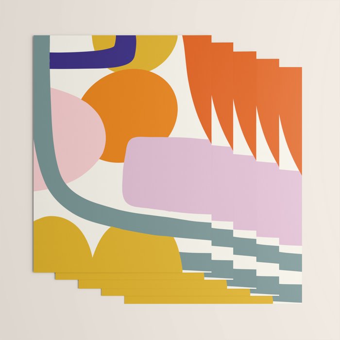 Rainbow Collage  Wrapping Paper Gallery Image 3