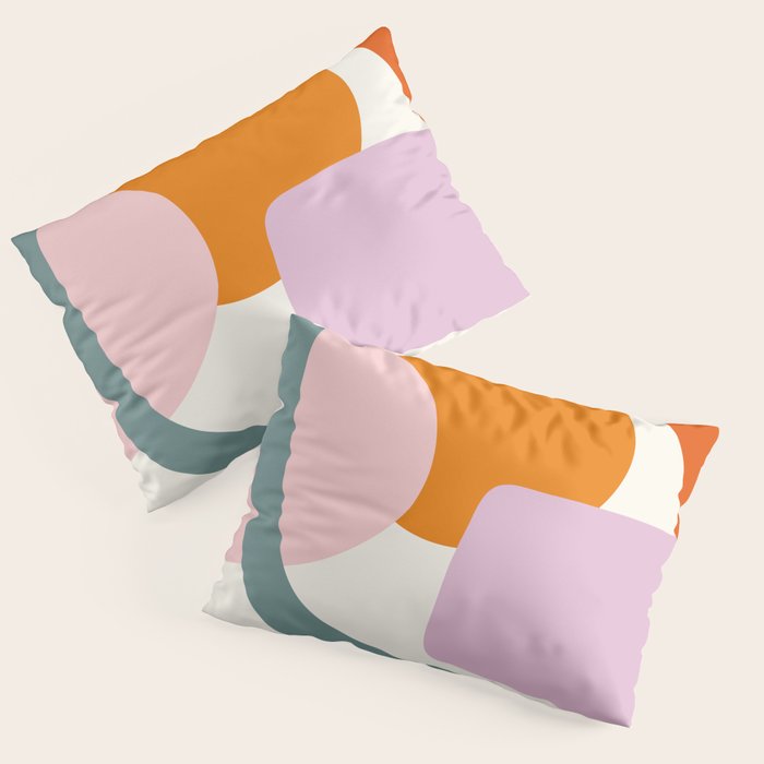 Rainbow Collage  Pillow Sham Gallery Image 3