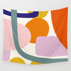 Rainbow Collage  Wall Tapestry Gallery Image 4