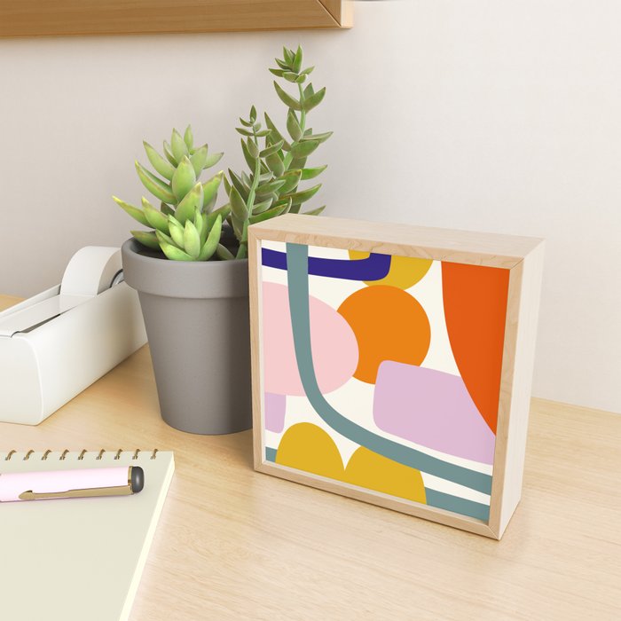 Rainbow Collage  Mini Art Print Gallery Image 2