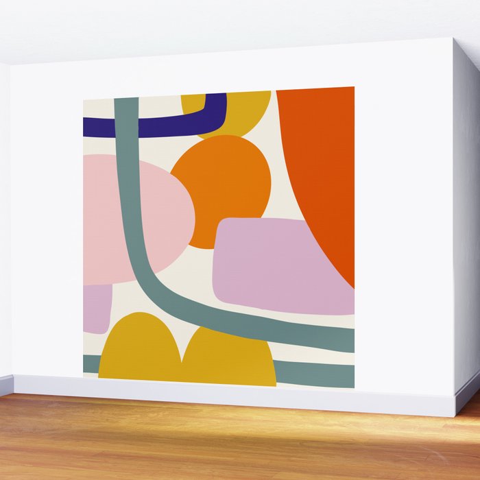 Rainbow Collage  Wall Mural Gallery Image 2