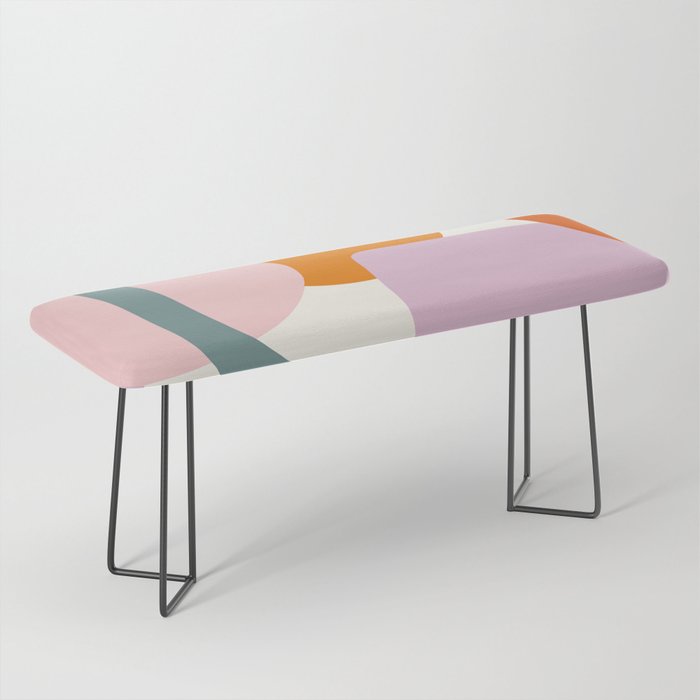 Rainbow Collage  Bench Gallery Image 1