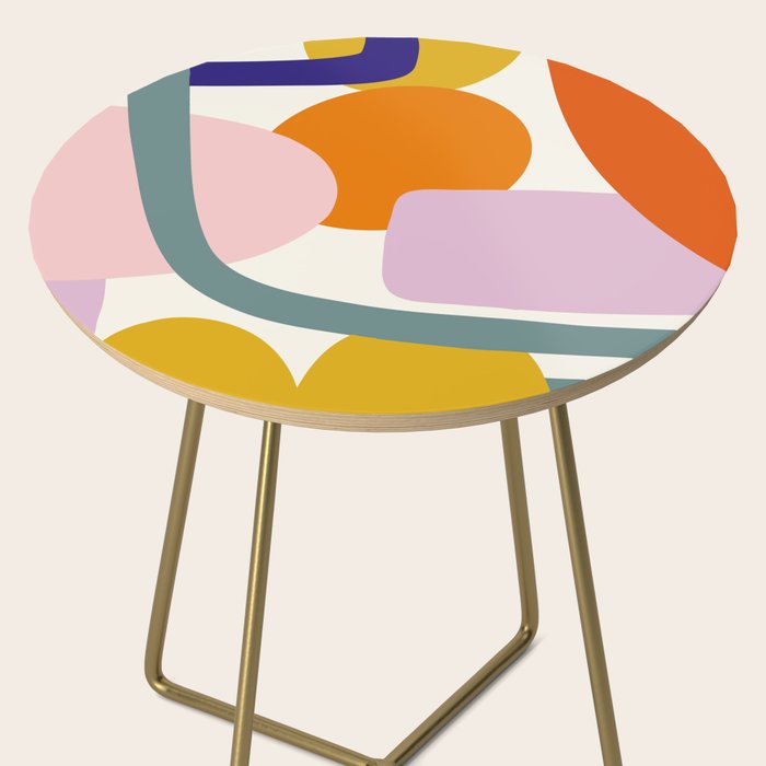 Rainbow Collage  Side Table Gallery Image 2