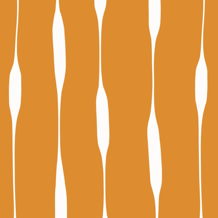 Ochre Threaded Stripes Painted Pattern Coffee Mug Gallery Image 2