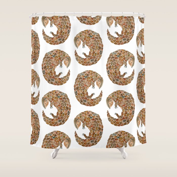 Pangolin Shower Curtain Gallery Image 1