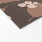 Coffee Leaves and Berries - Mocha Mousse Dark Welcome Mat Gallery Image 2