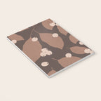 Coffee Leaves and Berries - Mocha Mousse Dark Notebook Gallery Image 3