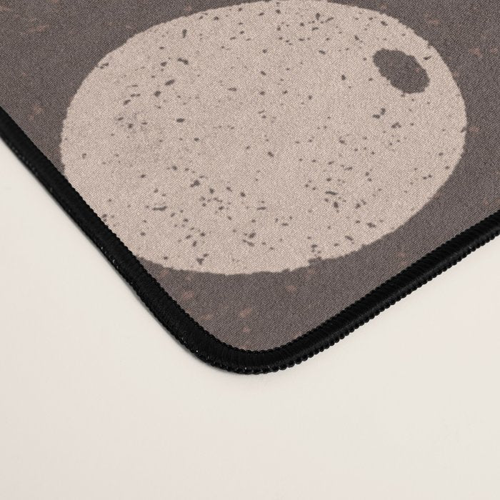 Coffee Leaves and Berries - Mocha Mousse Dark Desk Mat Gallery Image 4