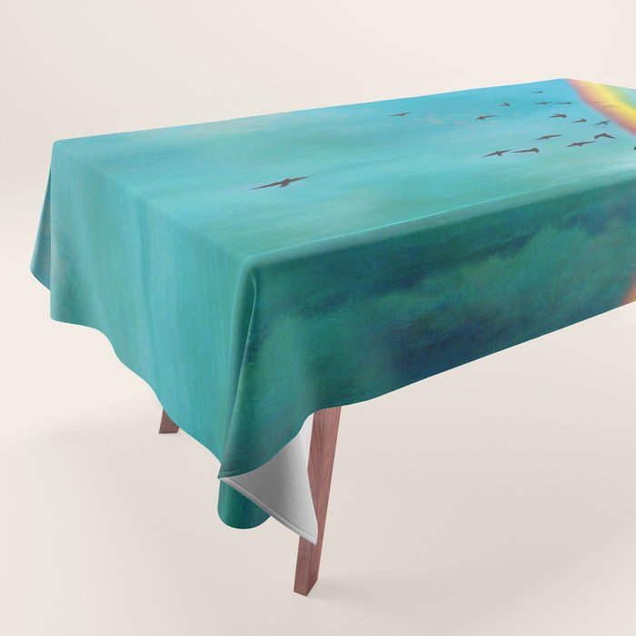 Rainbow Tablecloth Gallery Image 1