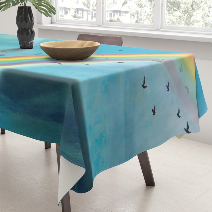 Rainbow Tablecloth Gallery Image 3