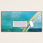 Rainbow Desk Mat Gallery Image 1