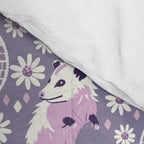 Disco Opossums and Daisies  Retro Pattern Comforter Gallery Image 4
