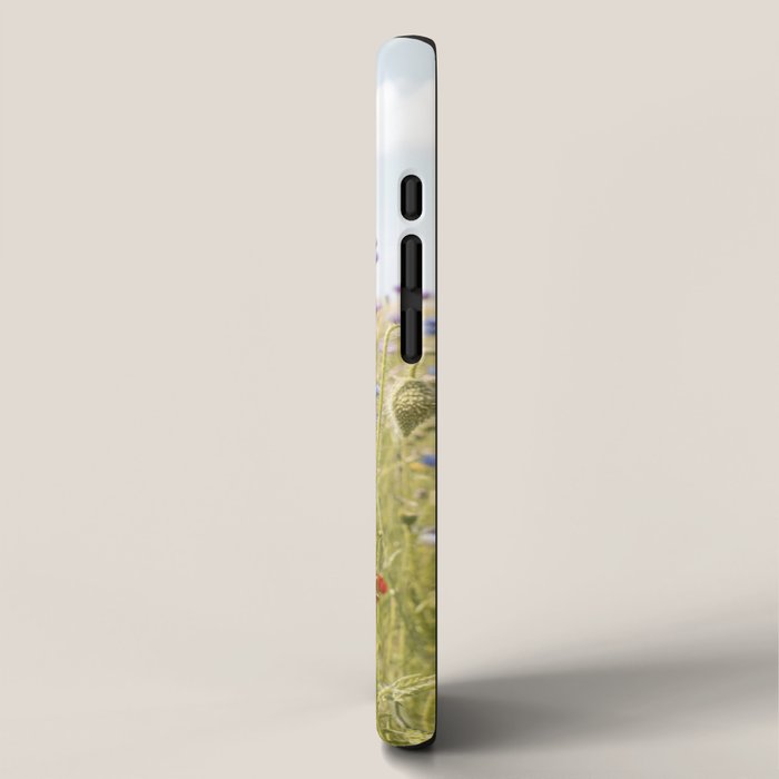 Wildflower Field | Poppy Flower in a Garden in Holland Art Print | Floral Summer Photography iPhone Case Gallery Image 2