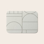 Deco Geometric 07A Bath Mat Gallery Image 1