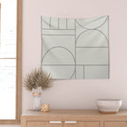 Deco Geometric 07A Wall Tapestry Gallery Image 2