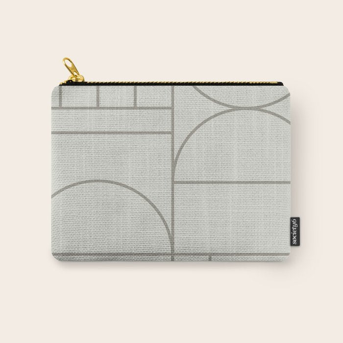 Deco Geometric 07A Carry All Pouch Gallery Image 1
