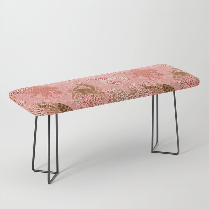 Vibrant coral reef Bench Gallery Image 1