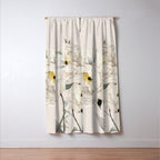 White Peonies Window Curtain Gallery Image 3