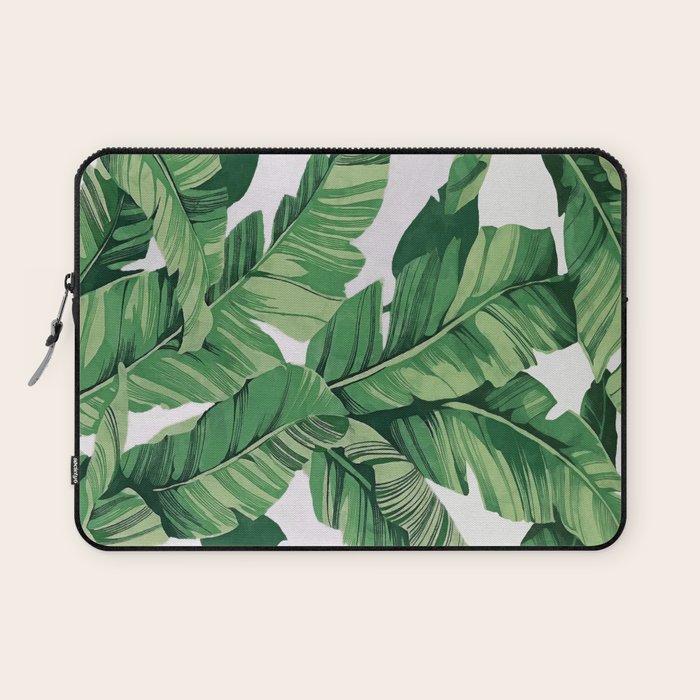 Tropical banana leaves VI Laptop Sleeve Gallery Image 1