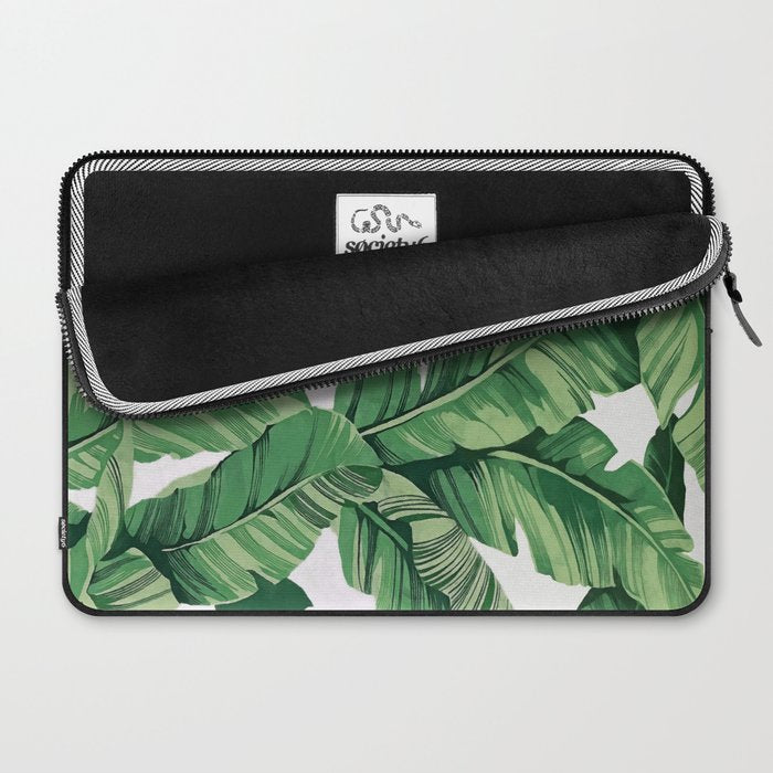 Tropical banana leaves VI Laptop Sleeve Gallery Image 2