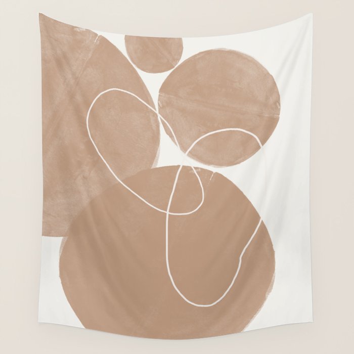 Abstract Circles  Wall Tapestry Gallery Image 4