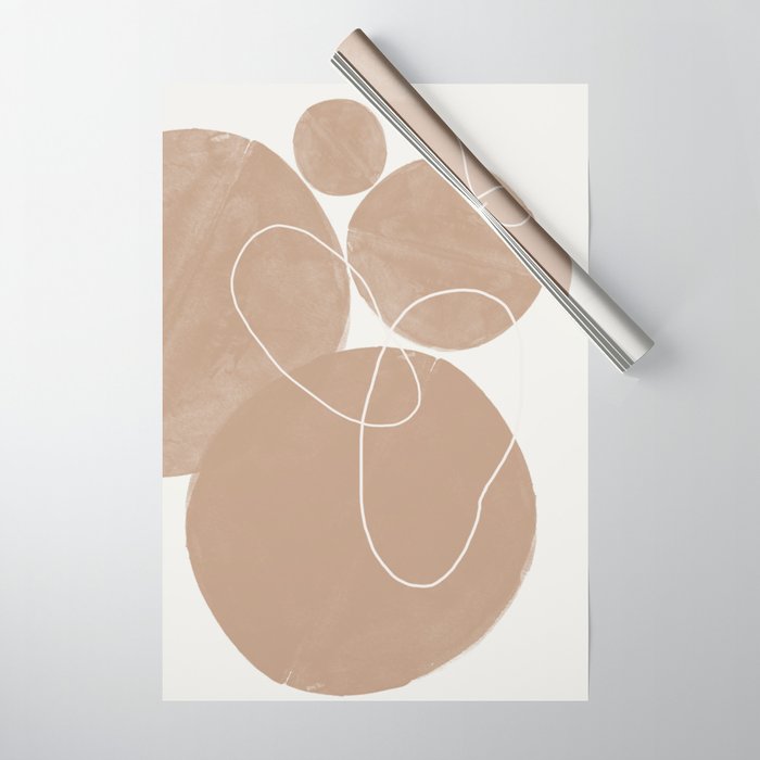 Abstract Circles  Wrapping Paper Gallery Image 1