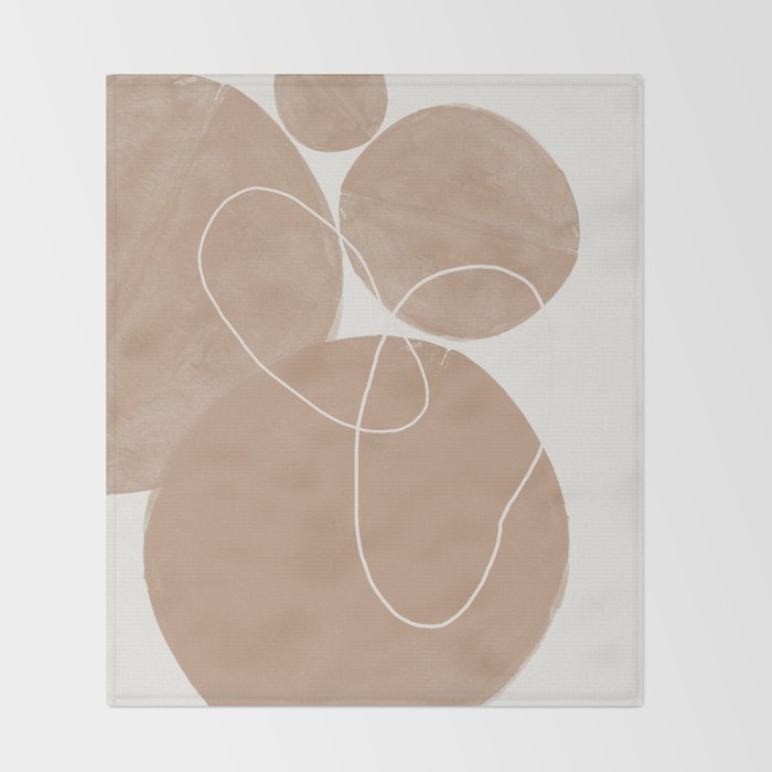 Abstract Circles  Throw Blanket Gallery Image 2