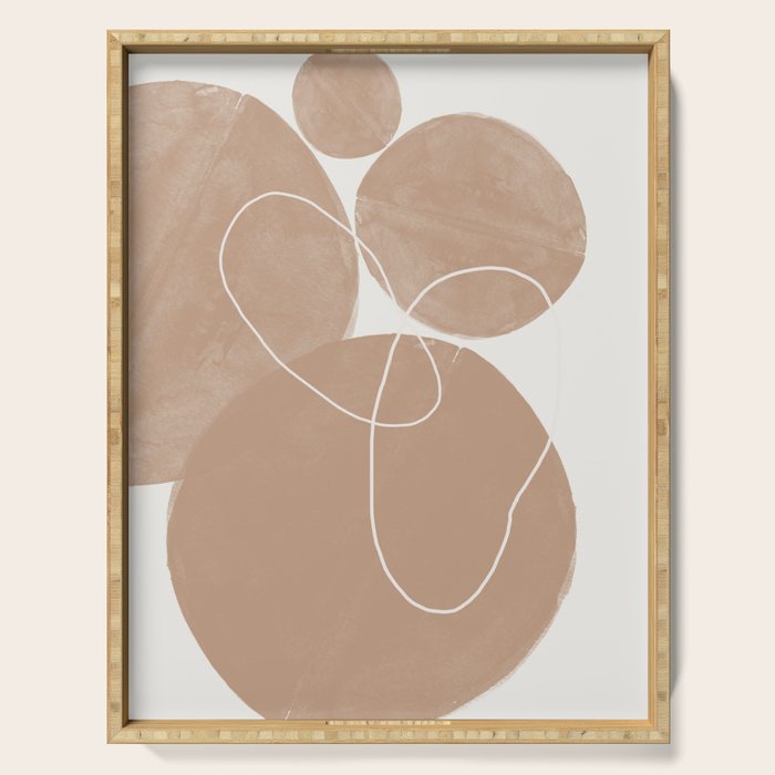 Abstract Circles  Serving Tray Gallery Image 1
