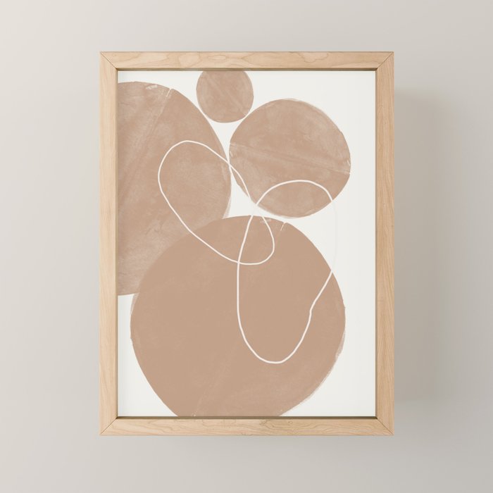 Abstract Circles  Mini Art Print Gallery Image 1