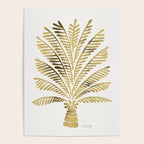 Palm Tree - Gold Palette Poster Gallery Image 4