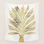 Palm Tree - Gold Palette Wall Tapestry Gallery Image 4