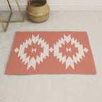 Southwestern Minimalism - Bright Coral Red Rug Gallery Image 1