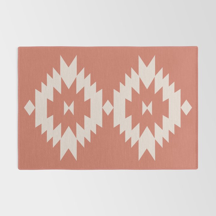 Southwestern Minimalism - Bright Coral Red Rug Gallery Image 2
