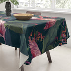 Tropical Flamingos Tablecloth Gallery Image 3