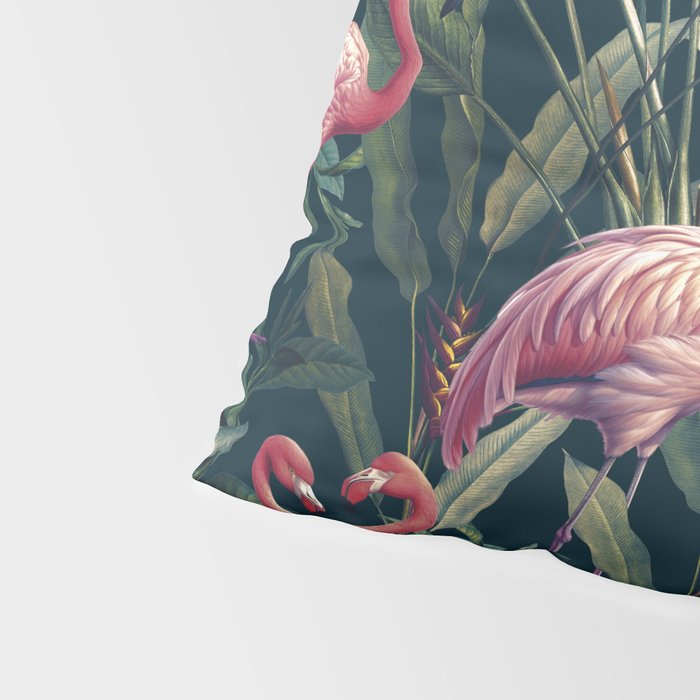 Tropical Flamingos Pillow Sham Gallery Image 4