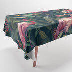 Tropical Flamingos Tablecloth Gallery Image 1