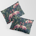 Tropical Flamingos Pillow Sham Gallery Image 3