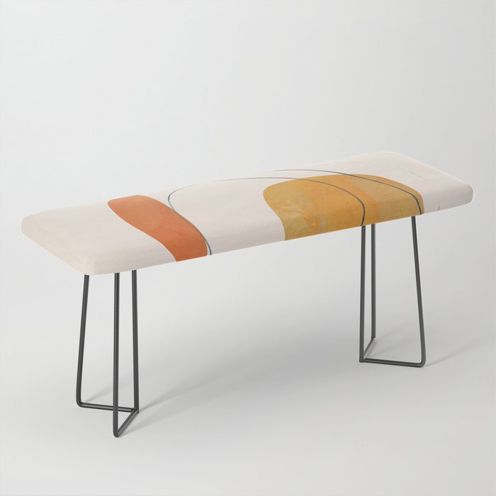 Abstract Line Art III Bench Gallery Image 1