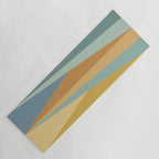 Geometric Triangles XIII Retro Summer Yoga Mat Gallery Image 1