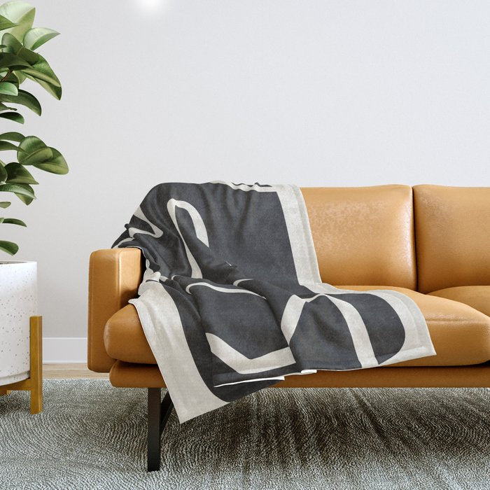 abstract minimal 61 Throw Blanket Gallery Image 1