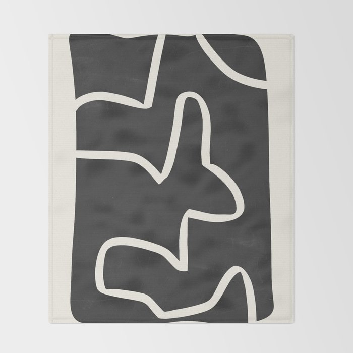 abstract minimal 61 Throw Blanket Gallery Image 2
